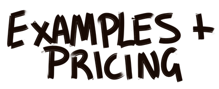 examples and pricing